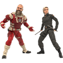 Pack de 2 Figuras Marvel Legends series Thunderbolts Yelena Belova y Red Guardian de 15 cm