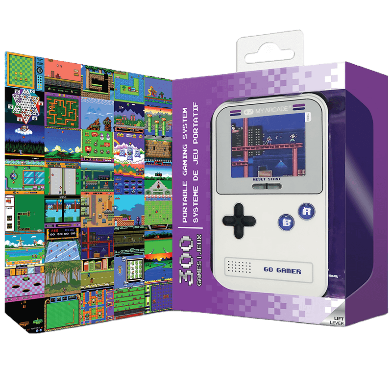Consola Retro Arcade Portátil Go Gamer Classic de 2,5" (300 juegos incluidos)