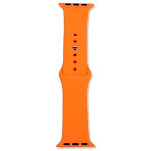 Correa Apple Watch Silicona 38-40 mm Naranja Papaya (REACONDICIONADO)