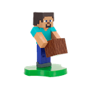 Minecraft: Soporte Steve para Teléfono y Auriculares 12cm