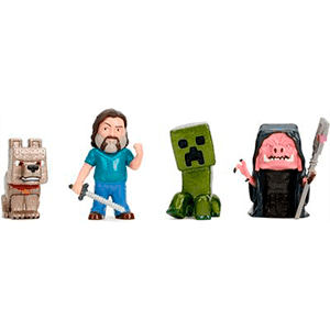Figura metalica Minecraft La Pelicula de 7 cm (surtido)