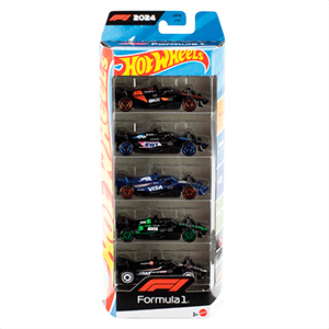 Pack de 5 vehiculos Hot Wheels F1