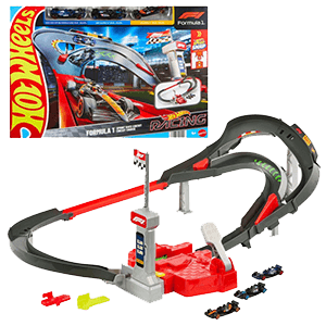 Pista Hot Wheels Racing F1 + 3 vehiculos