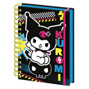Cuaderno A5 Espiral Kuromi