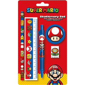 Super Mario - Set De Papelería