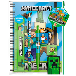 Minecraft Set De Papelería A5 Premium