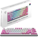 MSI Forge GK600 TKL Wireless Violet Spanish Layout - Teclado Gaming