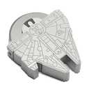 Cortador de Pizza Star Wars Halcon Milenario