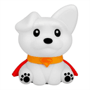 Lampara de silicona recargable Superman Krypto SquishyGlo