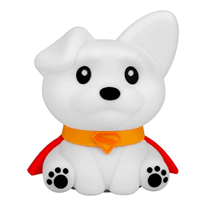 Lampara de silicona recargable Superman Krypto SquishyGlo