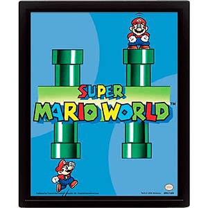 Póster 3D Super MarioPipes