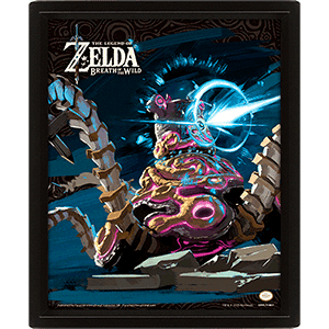 Póster 3D Zelda Breath Of The Wild Guardian