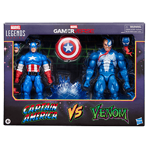 Marvel Legends Series Gamerverse Captain America vs Venom