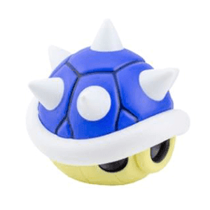 Lámpara con sonido Super Mario caparazon de color azul de 16 cm