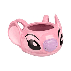 Taza 3D Disney Stitch Angel de 350 ml