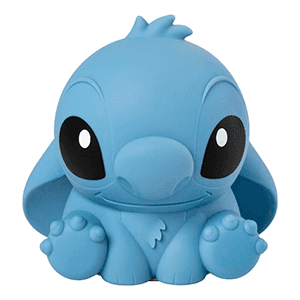 Figura con iluminacion de silicona recargable Disney Stitch de 15 cm