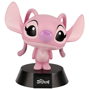 Figura con iluminacion Disney Stitch Angel Icon Light de 10 cm