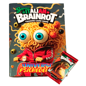 Pack Album y sobre de cartas Italian Brainrot