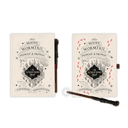 Cuaderno Premium A5 Mapa del Merodeador + Boligrafo con luz varita Harry Potter