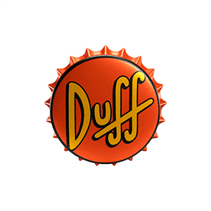 Iman de nevera con Abrebotellas Los Simpsons Cerveza Duff