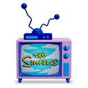 Lampara decorativa Los Simpsons TV