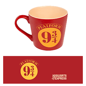 Taza Premium Harry Potter Plataforma 9 3/4 de 444 ml