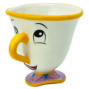 Taza 3D Disney La Bellla y La Bestia Chip de 250 ml