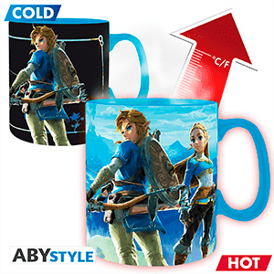 Taza termosensible The Legend of Zelda Breath of the Wild de 460 ml