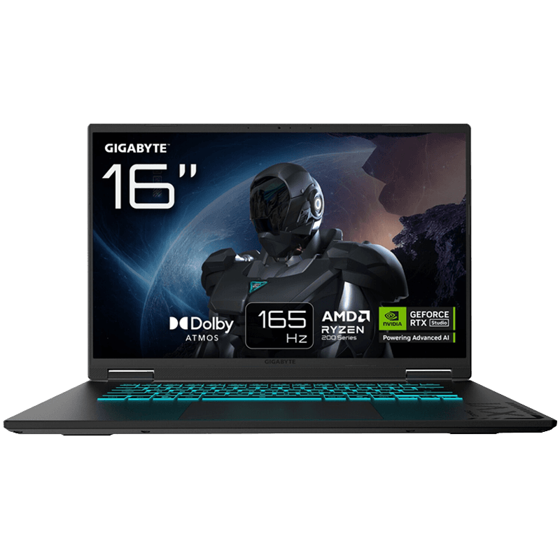 Gigabyte A16 i7-13620H/16Gb/1Tb/Rtx 5070 16´´ 165Hz 180º - FreeDOS Portatil Gaming