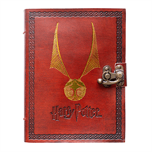 Cuaderno A5 de cuero vegano Harry Potter