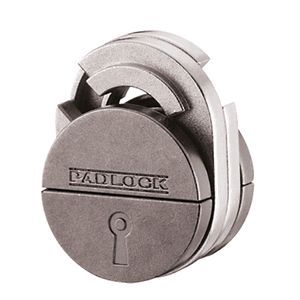 Huzzle Cast Padlock con nivel de dificultad 5