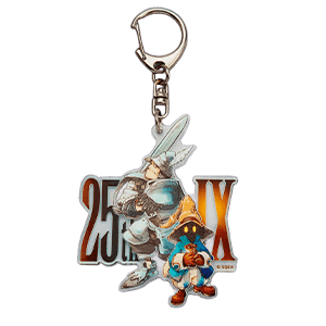 Llavero Final Fantasy IX 25th aniversario Vivi Ornitier y Adelbert Steiner de 7,5 cm