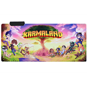 Alfombrilla gaming con iluminacion RGB para ratón Karmaland tamaño XXL