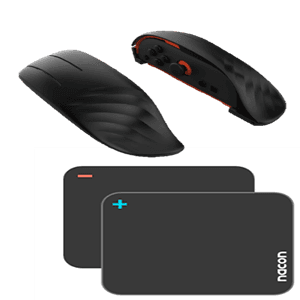 Pack Carcasa Ratón + Alfombrilla para Joy-Con 2 Nacon