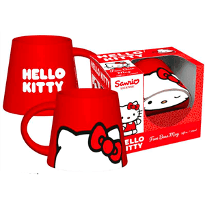 Taza Cónica Con Base Ilustrada 350 Ml Hello Kitty