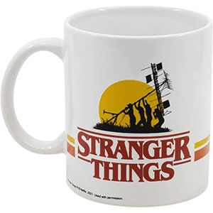 Taza De 325 Ml Blanca Stranger Things
