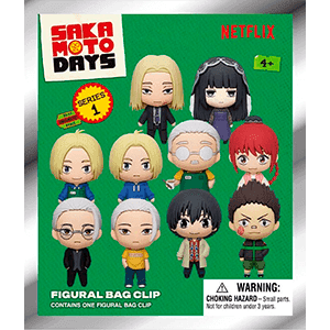 Colgante 3D Sakamoto Days Series 1 para Mochilas y bolsos (surtido)