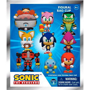 Colgante 3D Sonic Series 3 para Mochilas y bolsos (surtido)