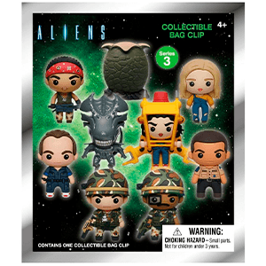 Colgante 3D Aliens Series 3 para Mochilas y bolsos (surtido)