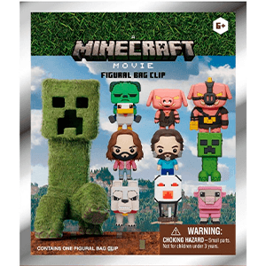 Colgante 3D Minecraft Movie Series 1 para Mochilas y bolsos (surtido)