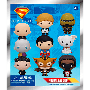 Colgante 3D Superman Legacy Series 1 para Mochilas y bolsos (surtido)