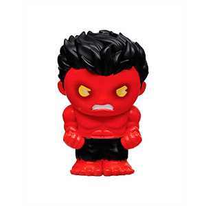 Busto Hucha Marvel Hulk rojo de 20 cm