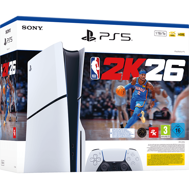 PlayStation 5 Modelo Slim Pack Voucher NBA 2K26
