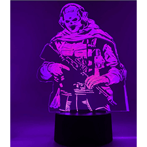 Lámpara decorativa Call of Duty Ghost Gun