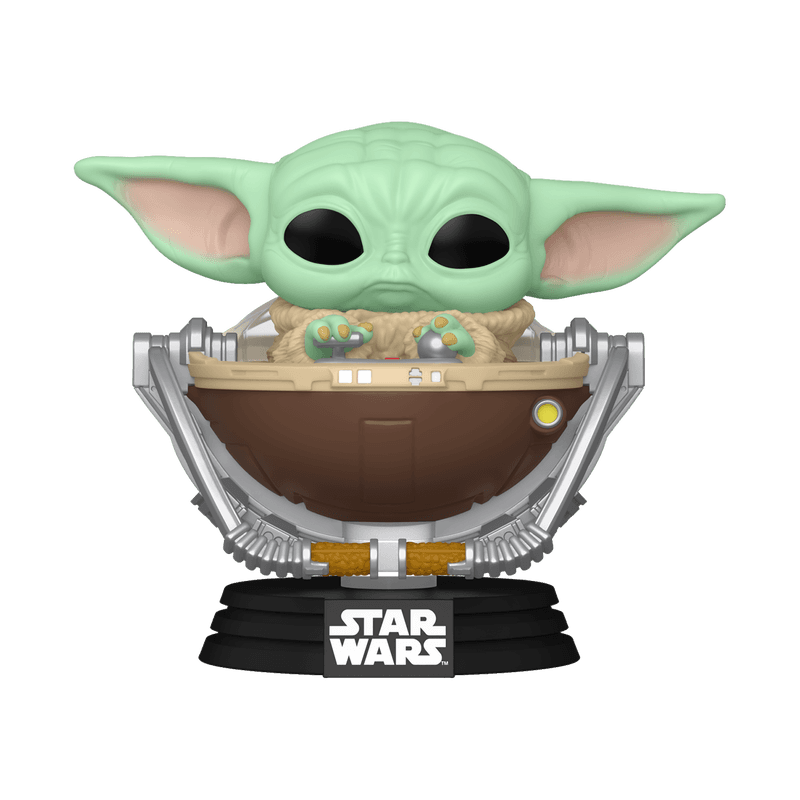 Figura POP Star Wars: Grogu en carrito