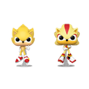 Figura POP Games: Super Sonic & Super Shadow 2-Pack (Flocked)
