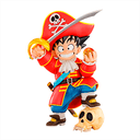 Figura Ichibansho Dragon Ball Son Goku pirata (Snap Collection 2) de 16 cm