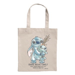 Bolsa de tela Disney Stitch Ohana means Family