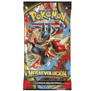 Sobre de cartas Pokémon Megaevolución