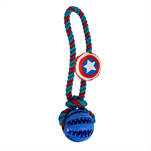 Juguete Para Perro Cuerda Avengers Capitan America